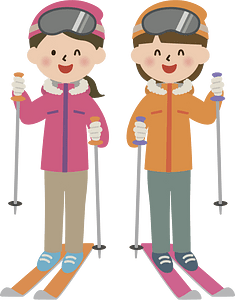 Skiing winter sports