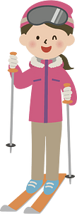 Skiing winter sports