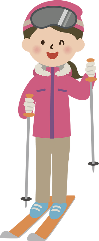 Skiing winter sports
