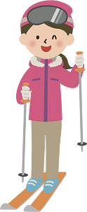 Skiing winter sports