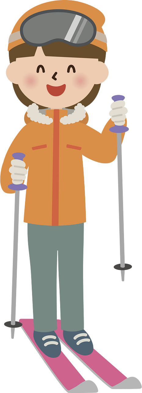 Skiing winter sports