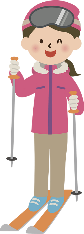 Skiing winter sports