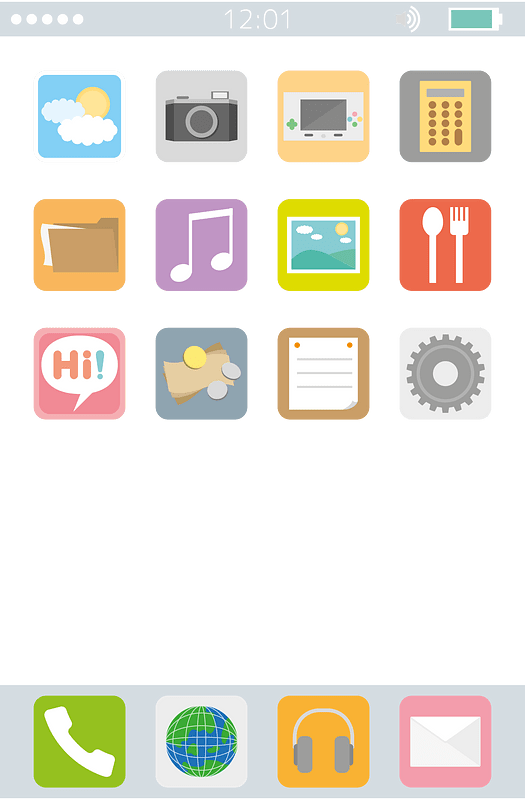 Smartphone screen