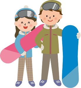 Snowboarding winter sports