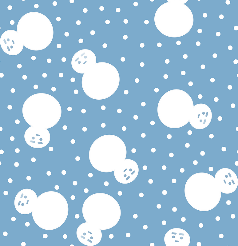 Snowman background
