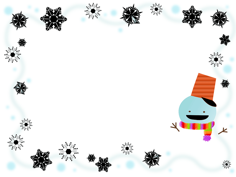 Snowman frame