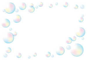 Soap bubble frame