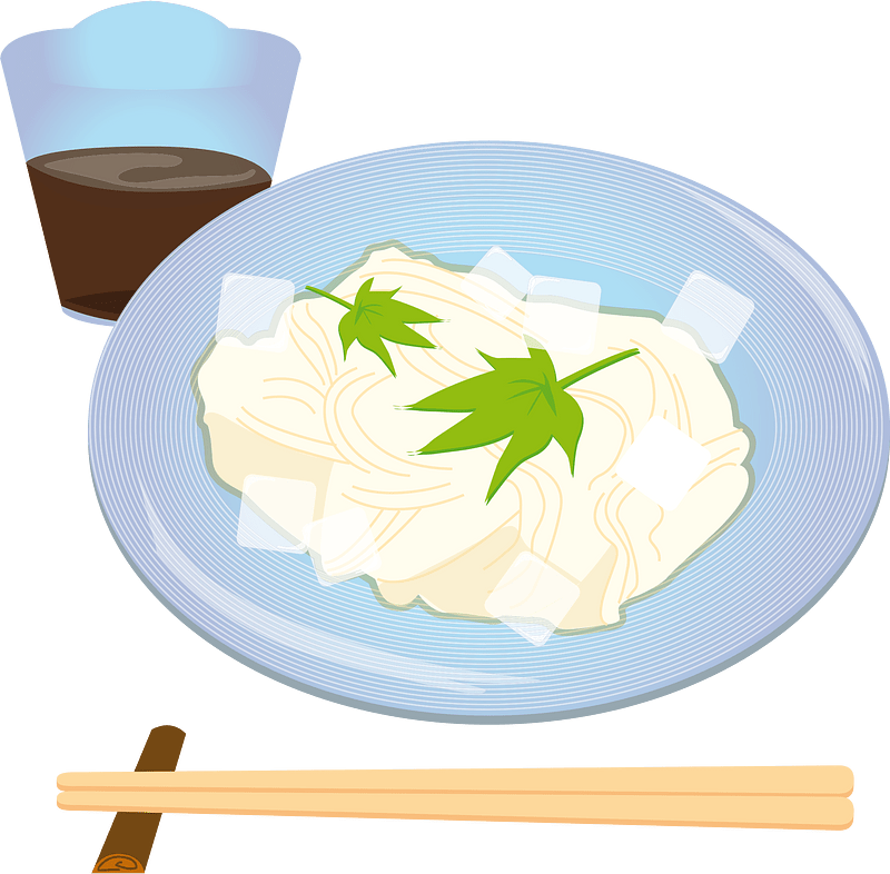 Somen japanese noodle