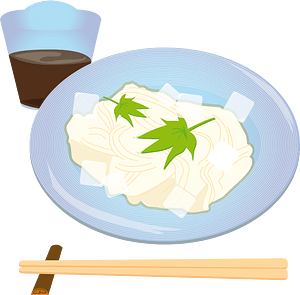 Somen japanese noodle