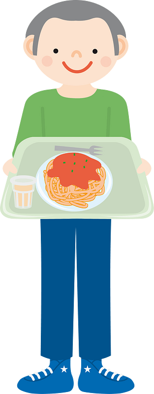 Spaghetti eating