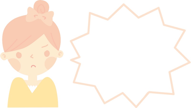 Speech balloon woman