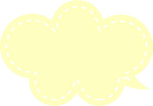 会話の吹き出し