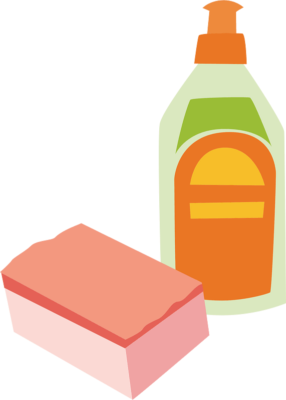 Sponge dishwashing liquid