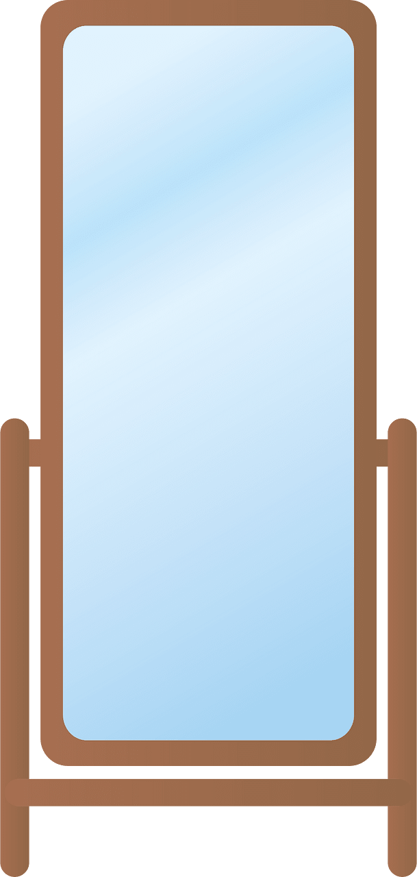 Stand mirror