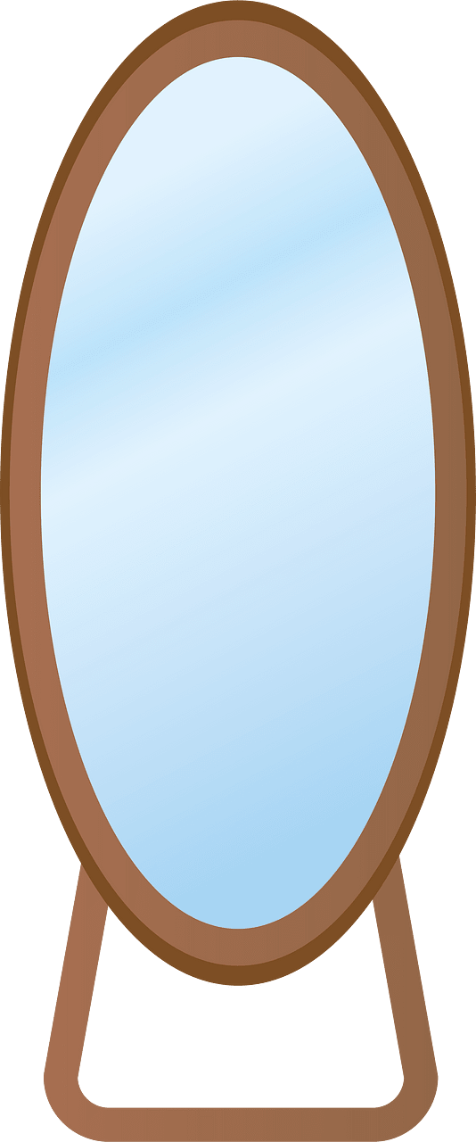 Stand mirror