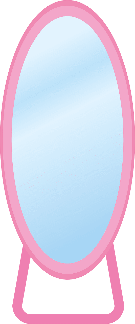 Stand mirror