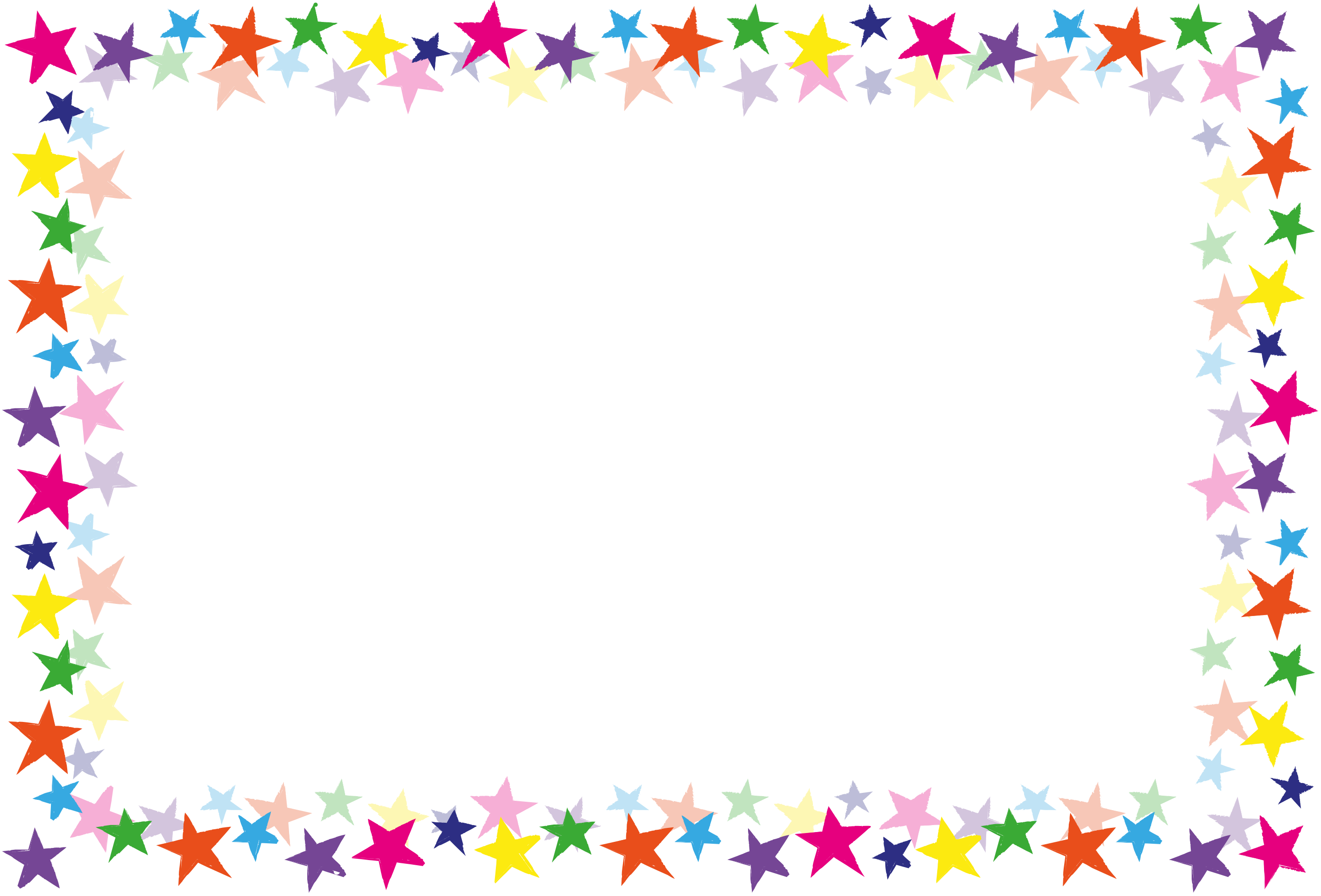 Star frame Free vector clipart images on creazilla