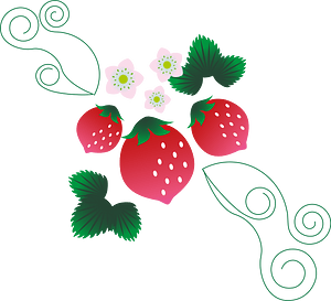 Strawberry background