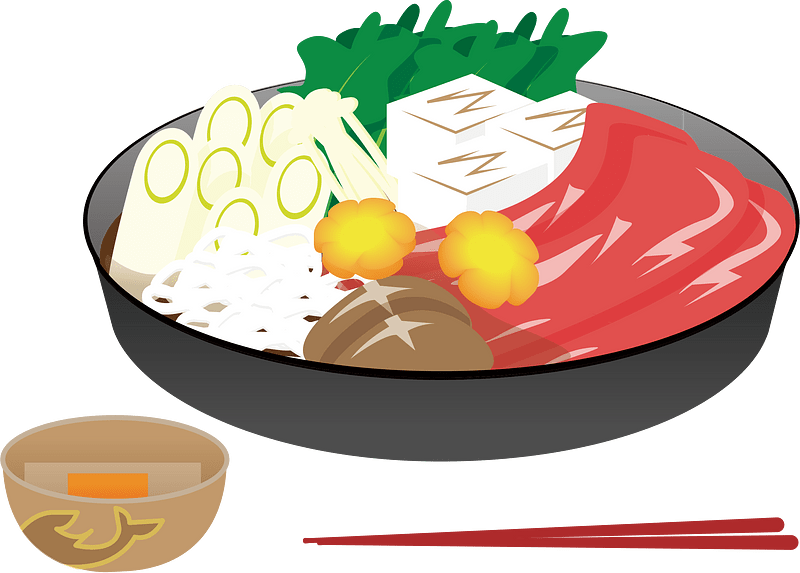 Sukiyaki nabemono