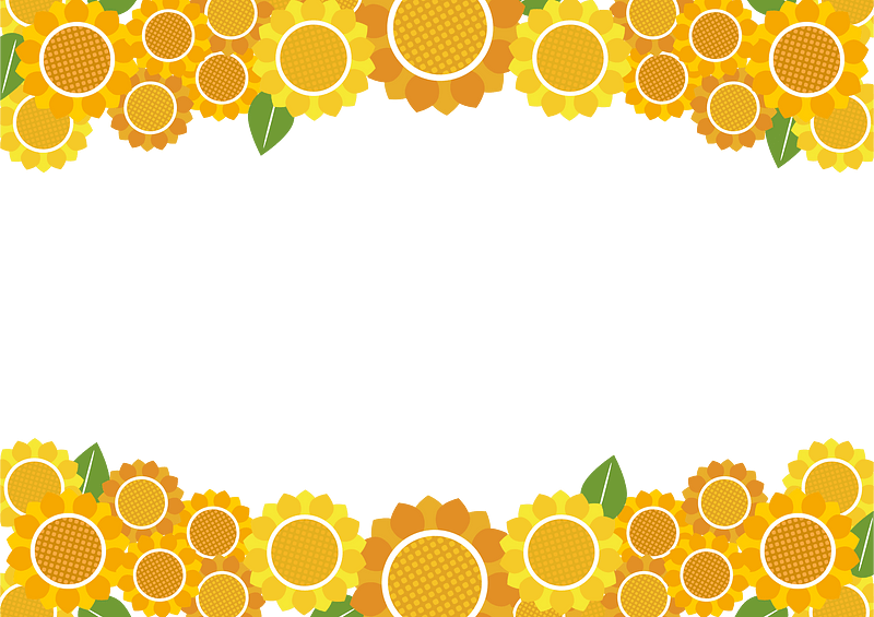 Sunflower frame