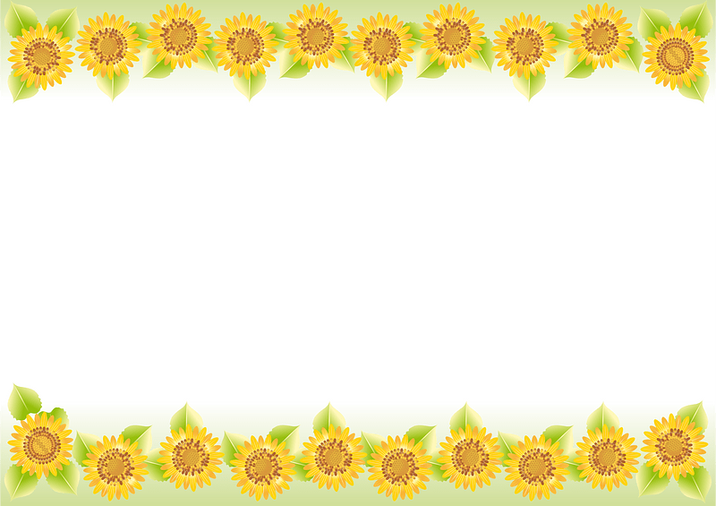 Sunflower frame