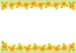 Sunflower frame