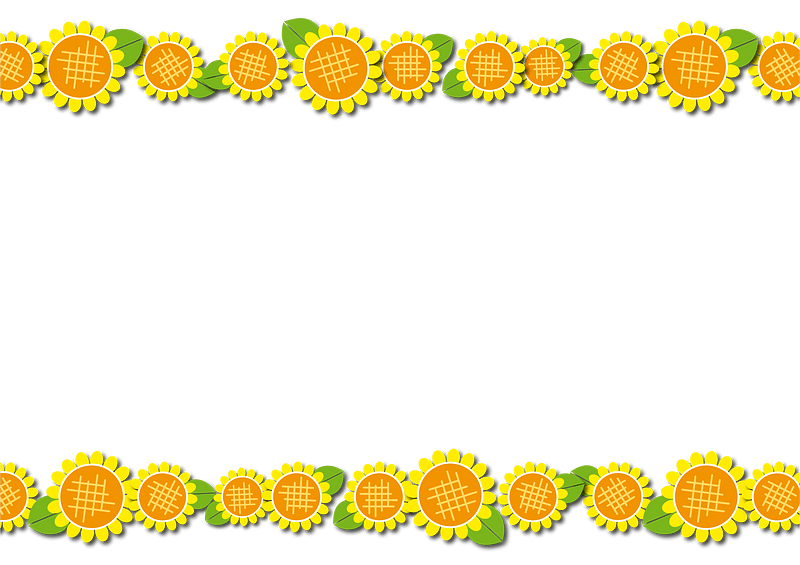 Sunflower frame