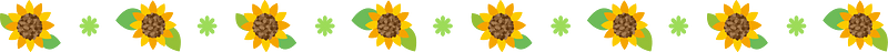 Sunflower garland