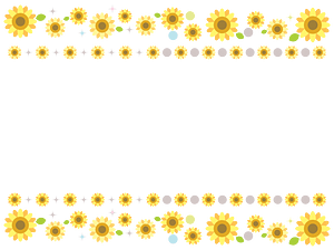 Sunflowers frame