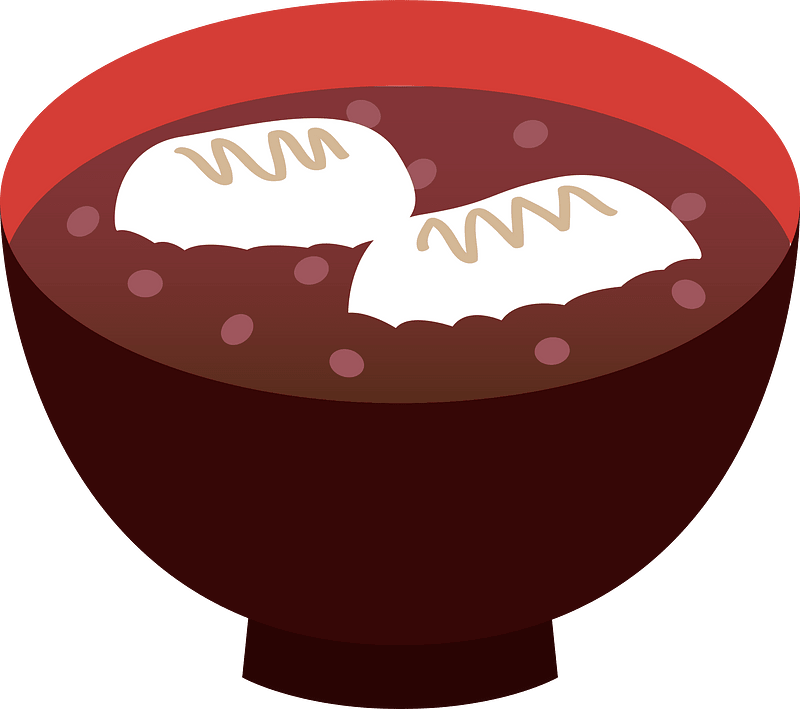 Sweet red bean soup