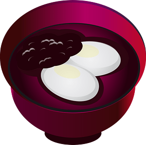 Sweet red bean soup