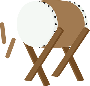 Taiko japanese drum