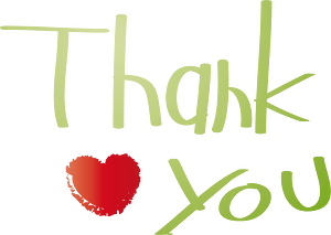 Thank you message