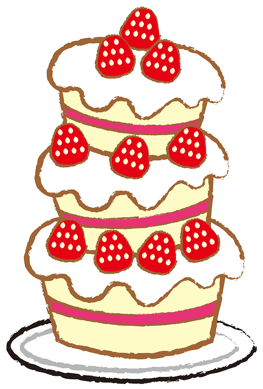 Three storey cake