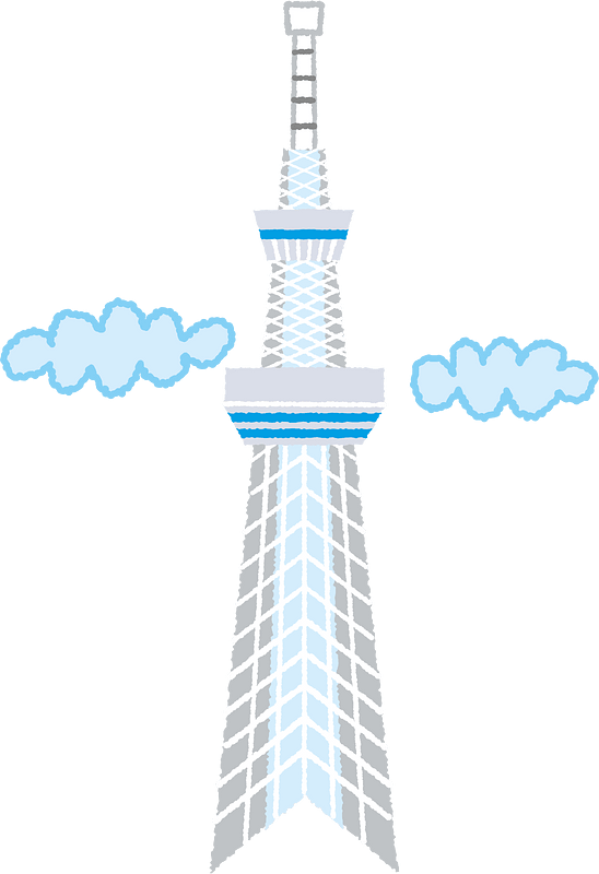 Tokyo skytree - Free vector clipart images on creazilla.com