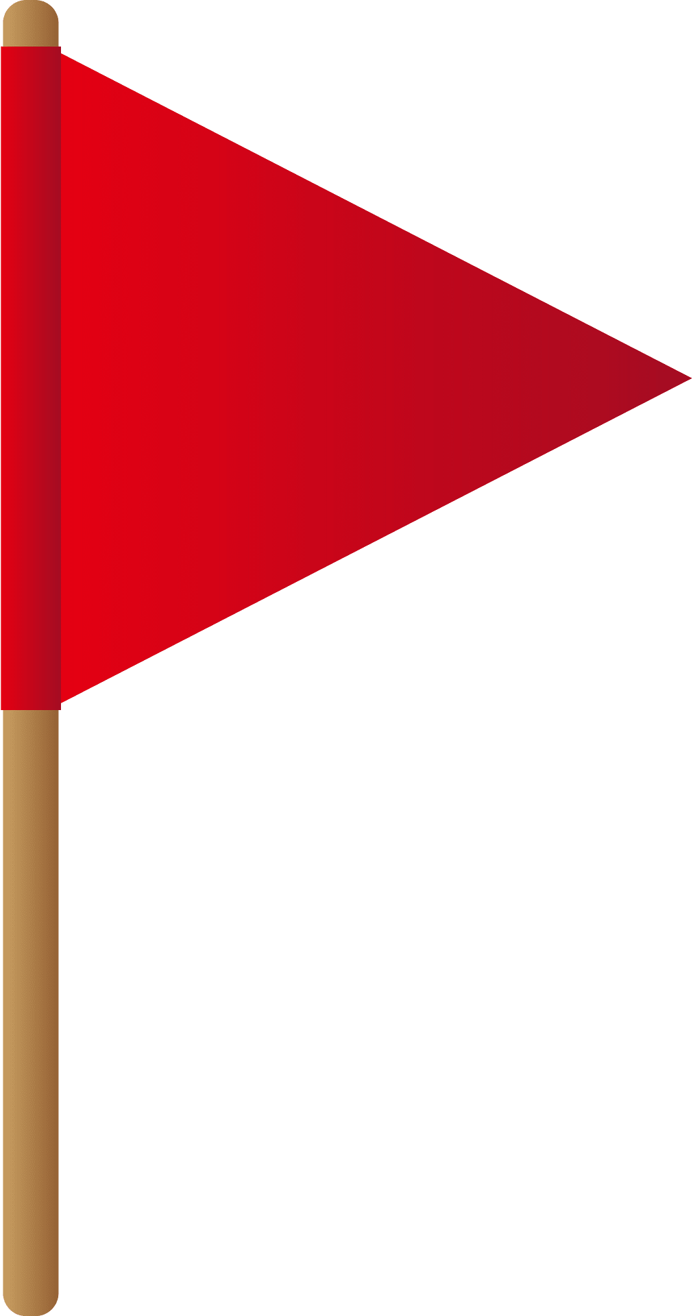 Triangle flag Free vector clipart images on creazilla