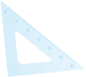 Triangle ruler
