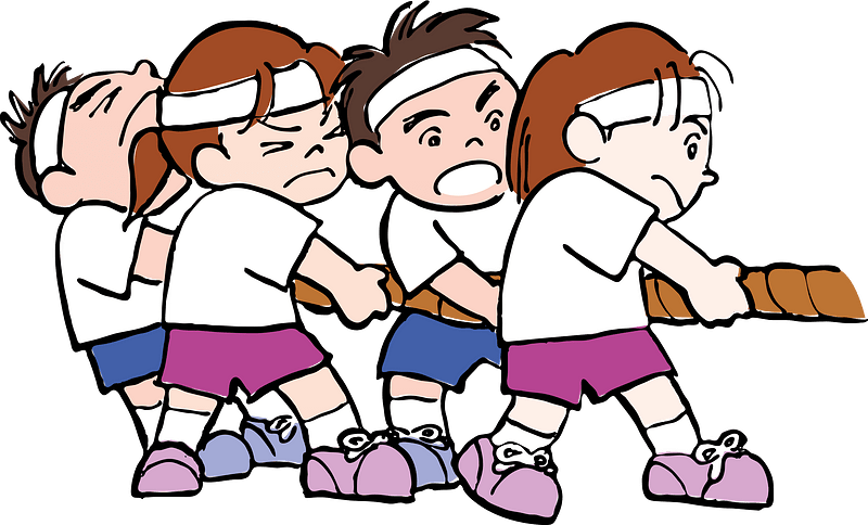 Undokai sports tug of war