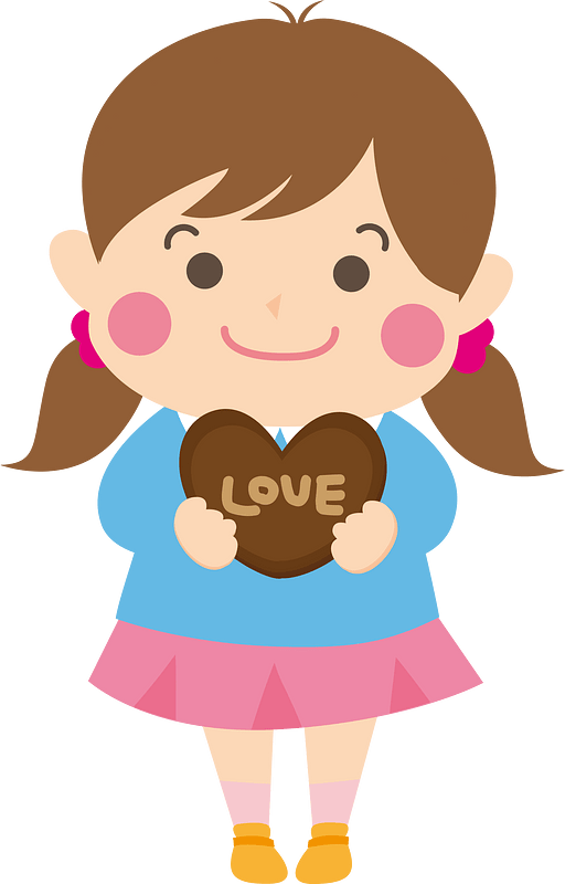 Valentines day girl