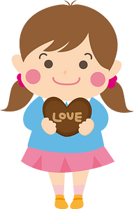 Valentines day girl