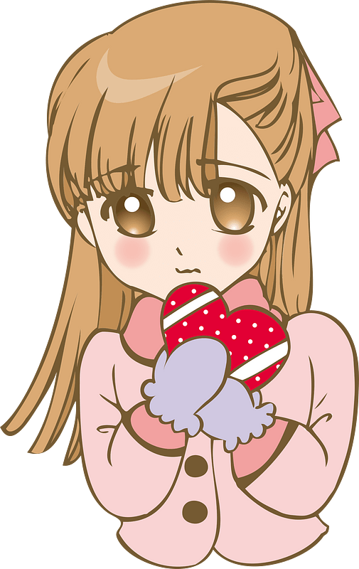 Valentines day girl