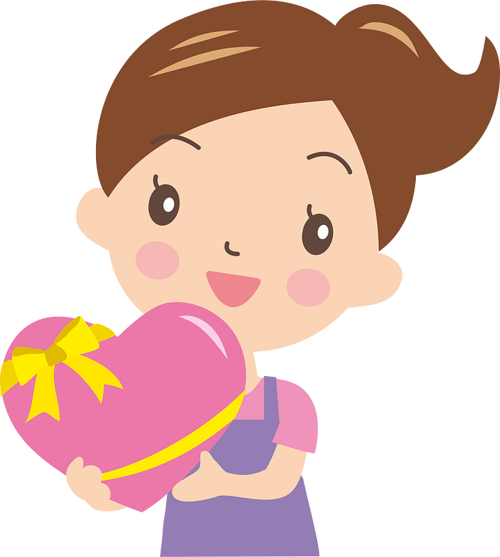 Valentines day girl