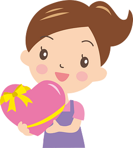 Valentines day girl