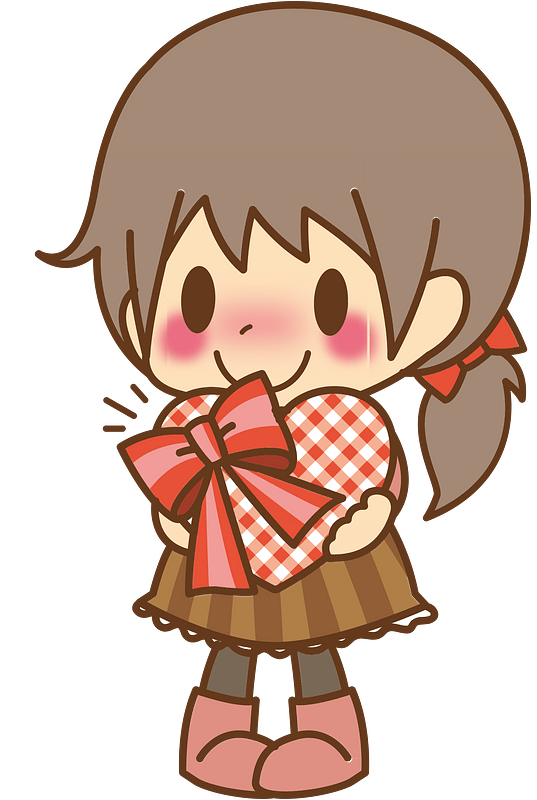 Valentines day girl
