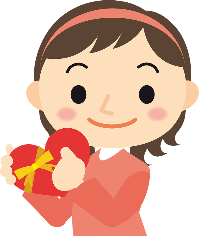 Valentines day girl