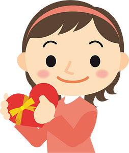 Valentines day girl