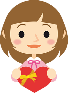 Valentines day girl