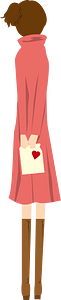 Valentines day girl