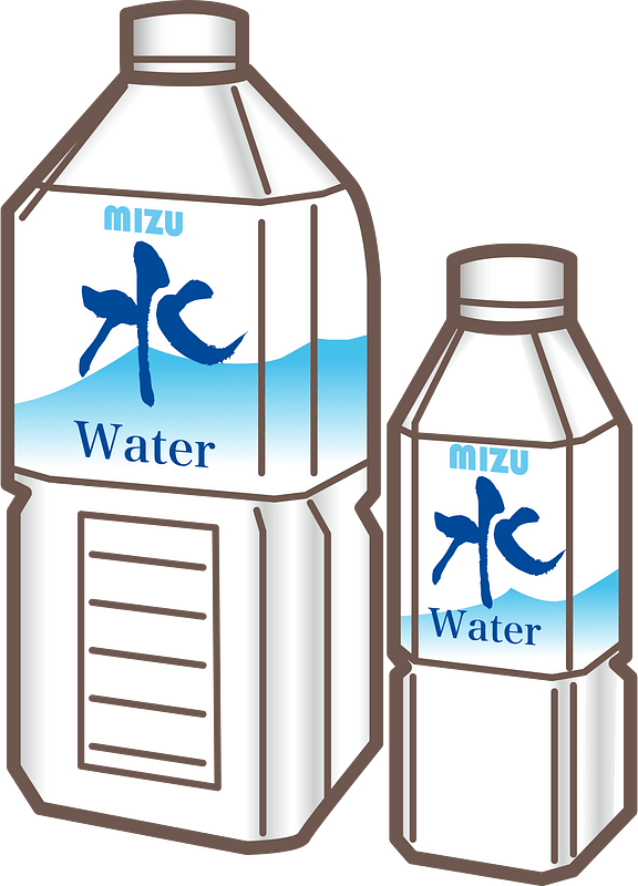 Water plastic bottle