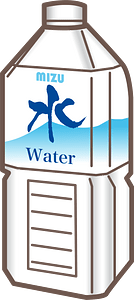Water plastic bottle